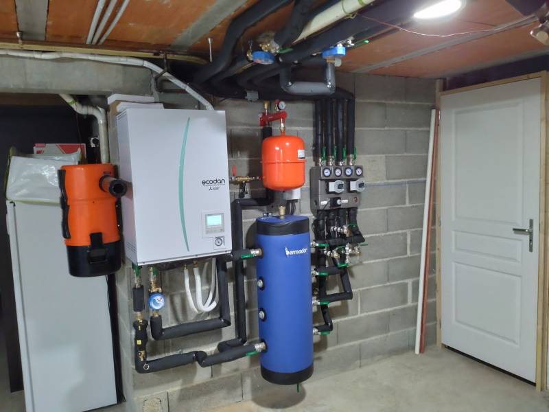 Installation d'une pompe à chaleur air/eau pour chauffage radiateur et plancher chauffant à Colomiers